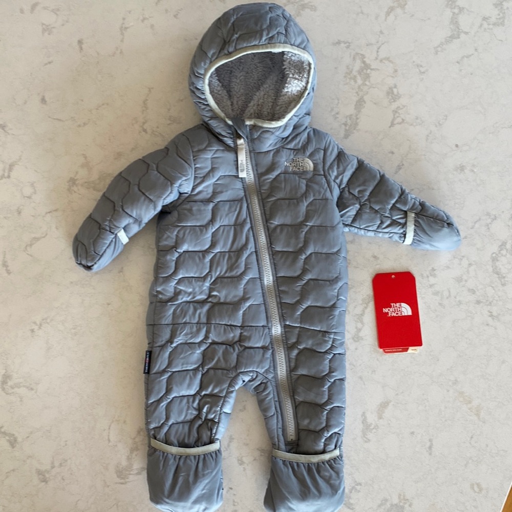 North Face Infant Thermal Bunting Grey 3-6 months